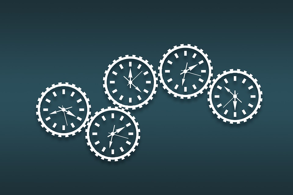 Clock face representing long-term value over time